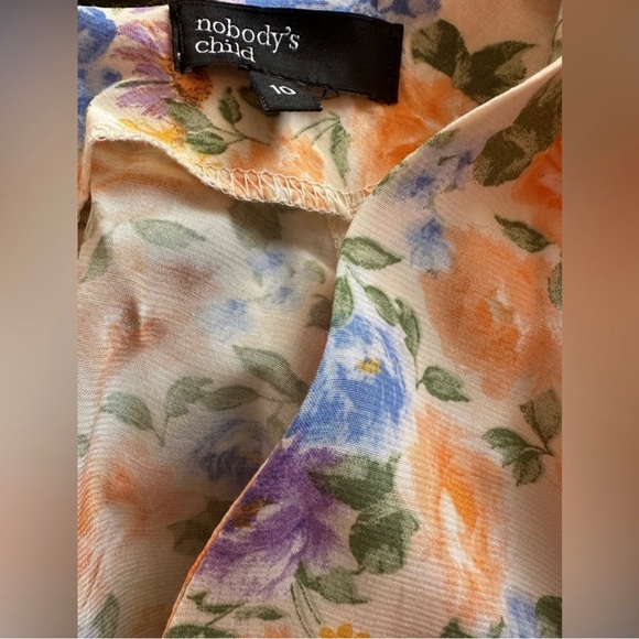 Lolita Midi Yellow Floral Dress Size 10 - RRP £95 💛 - Picture 4 of 4